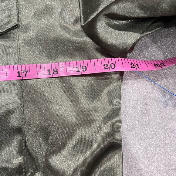 [XS]GAP Greenway Longline Satin Bomber Utility Jacket Women’s NWOT - Picture 8 of 11